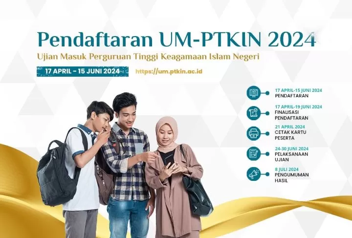 Pendaftaran UM-PTKIN 2024 merupakan pola seleksi berbasis Sistem Seleksi Elektronik (SSE) yang terselenggara secara serentak di seluruh perguruan tinggi yang tersebar di seluruh Indonesia. Foto: Kemenag 