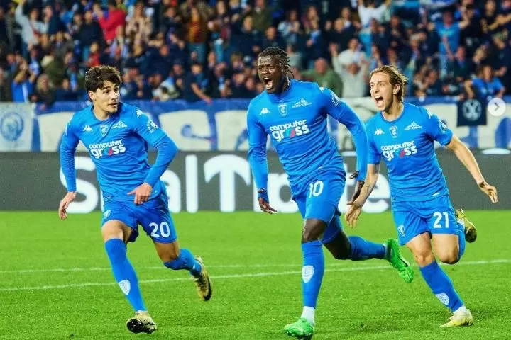 Empoli jalani laga wajib menang saat jumpa AS Roma pada pekan ke-38 untuk mengamankan posisinya di serie A (Foto: instagram/@mbaye_niang11)