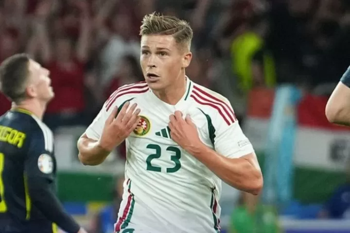 Hungaria berhasil meraih kemenangan dramatis saat mengalahkan Skotlandia 1-0 berkat gol Csoboth di menit 90+10 (Foto: instagram/@euro2024)