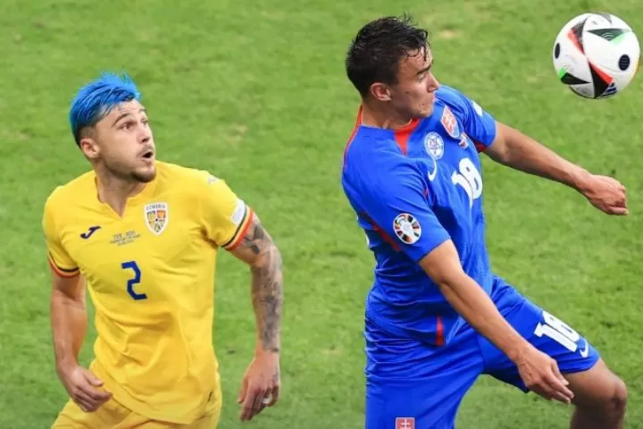 Timnas Slovakia dan Timnas Rumania sama-sama lolos ke babak 16 besar Euro 2024 setelah bermain imbang 1-1 (Foto: instagram/@euro2024)