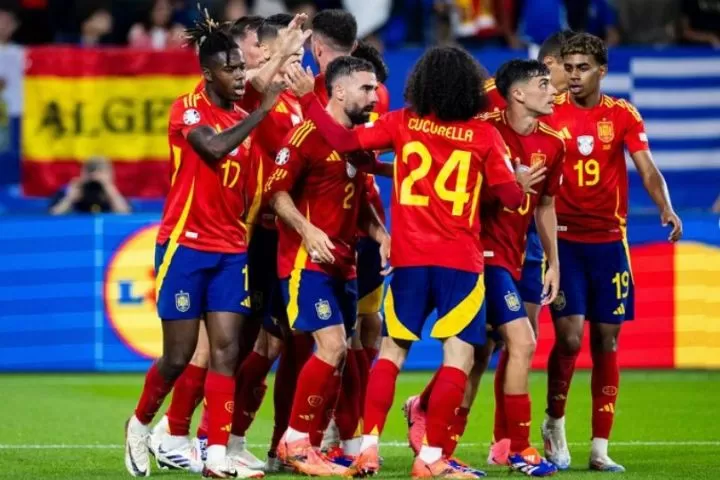 Timnas Spanyol memastikan langkahnya ke babak 16 besar Euro 2024 setelah menang tipis 1-0 atas Timnas Italia (Foto: instagram/@sefutbol)