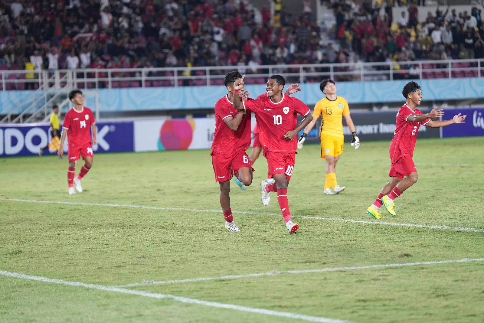 Timnas U-16 Indonesia vs Singapura (Foto: AFF/PSSI)