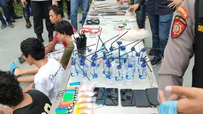 Polisi kembali menggerebek tempat peredaran narkoba di Kampung Bahari, Tanjung Priok, Jakarta Utara. (Dok Polres Jakut)