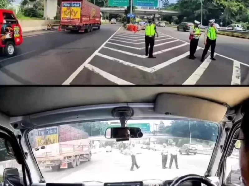 Oknum Polantas Pungli di Tol, IPW Minta Tak Dipecat (Tangkapan layar)