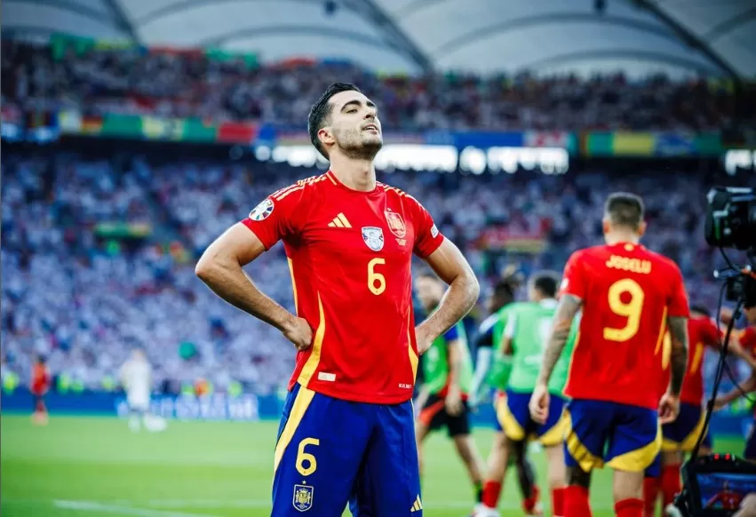 Timnas Spanyol lolos ke babak semifinal Euro 2024 setelah mengalahkan Timnas Jerman dengan skor 2-1 (Foto: instagram/@sefutbol)