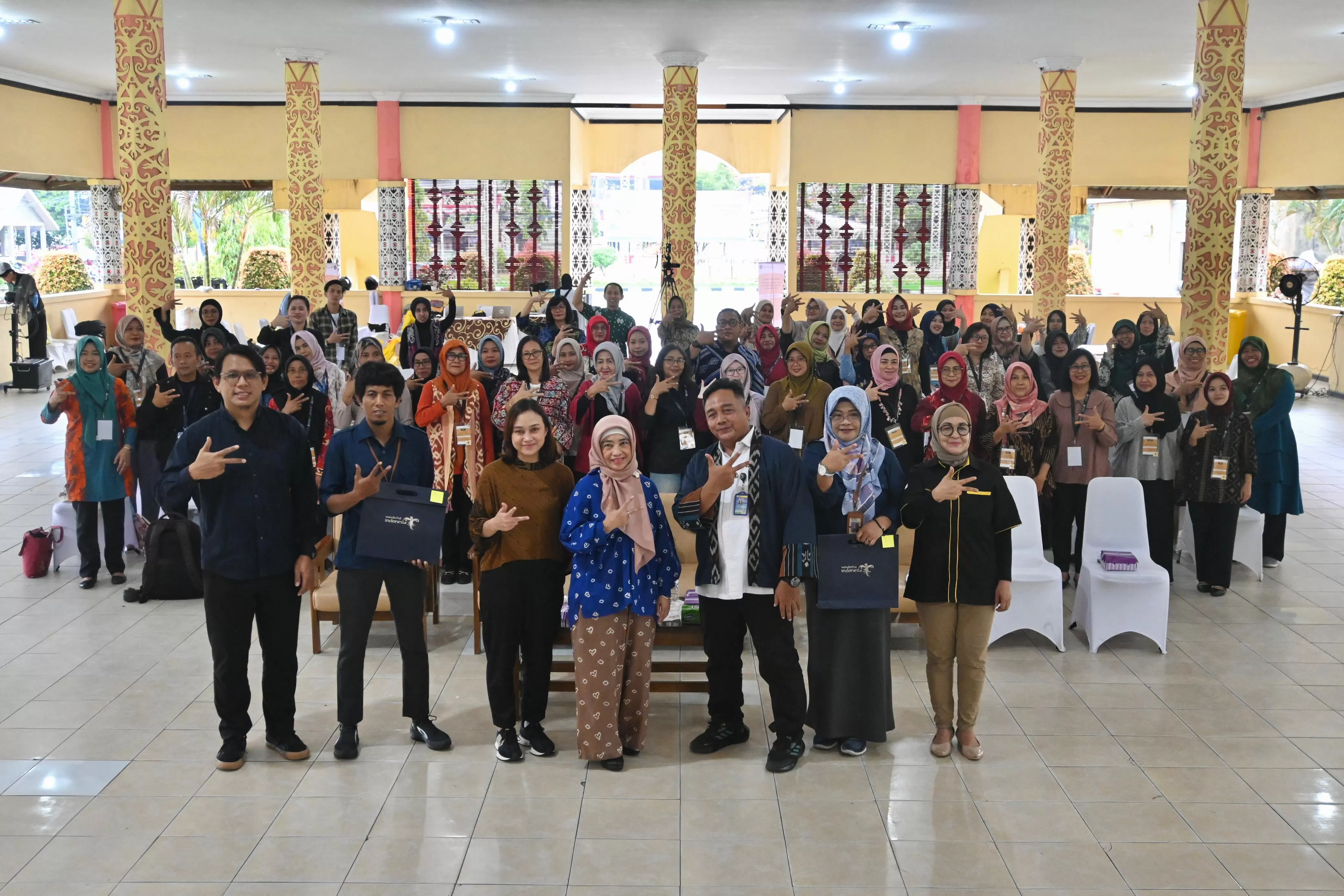 Bimbingan Teknis Pewarnaan Batik dalam Pengembangan Ekonomi Kreatif. (Foto: Ist)