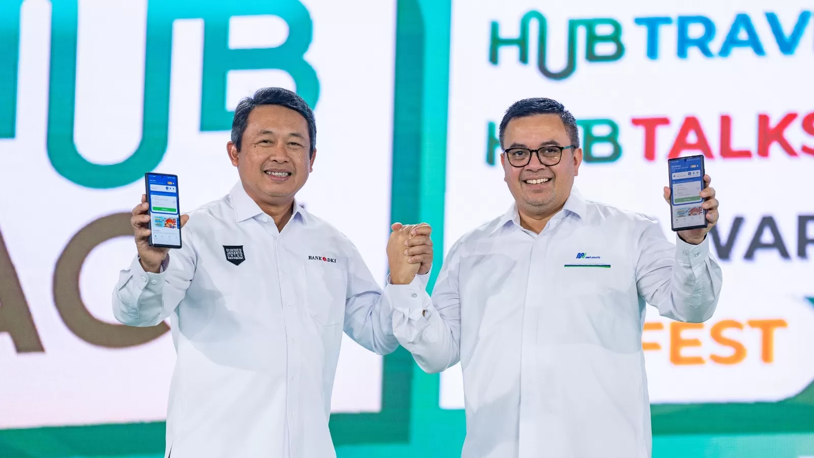 kerja sama co-branding produk digital Bank DKI, JakOne Pay menjadi MartiPay dengan MRT Jakarta (Dok Bank DKI)