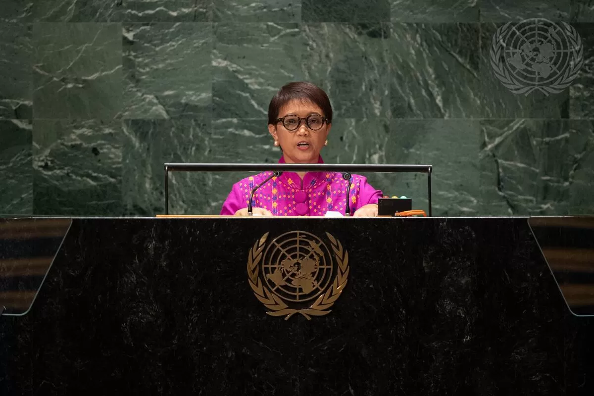 Sekjen PBB, Ant&oacute;nio Guterres, menunjuk Menlu RI, Retno Marsudi sebagai Utusan Khusus PBB untuk Air. Foto:  renewablewater