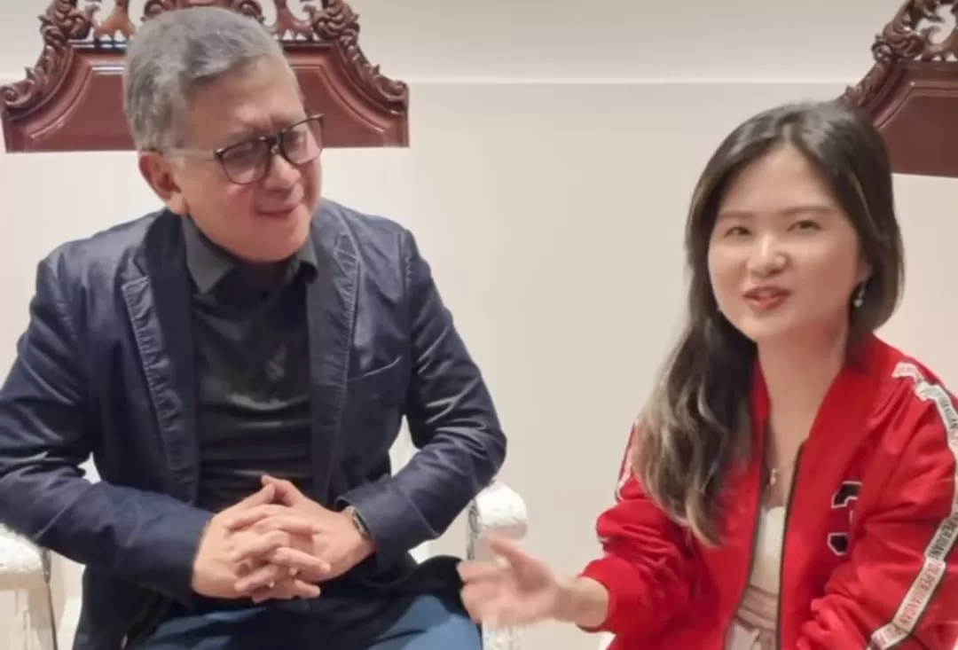 Puan Maharani merespons pertemuan Hasto Kristiyanto dengan Felicia Tissue mantan pacar Kaesang Pangarep (tangkapan layar)