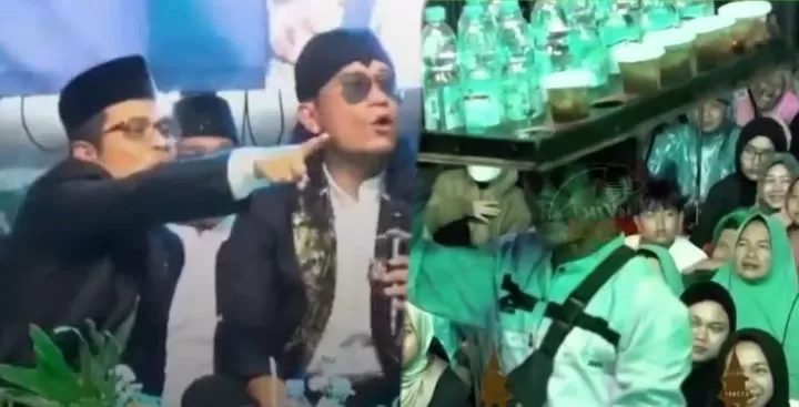 Viral video Gus Miftah menghina tukang es teh saat ceramah di Kabupaten Magelang, Jateng. Foto: Tangkapan layar X @Tan_Mar3M