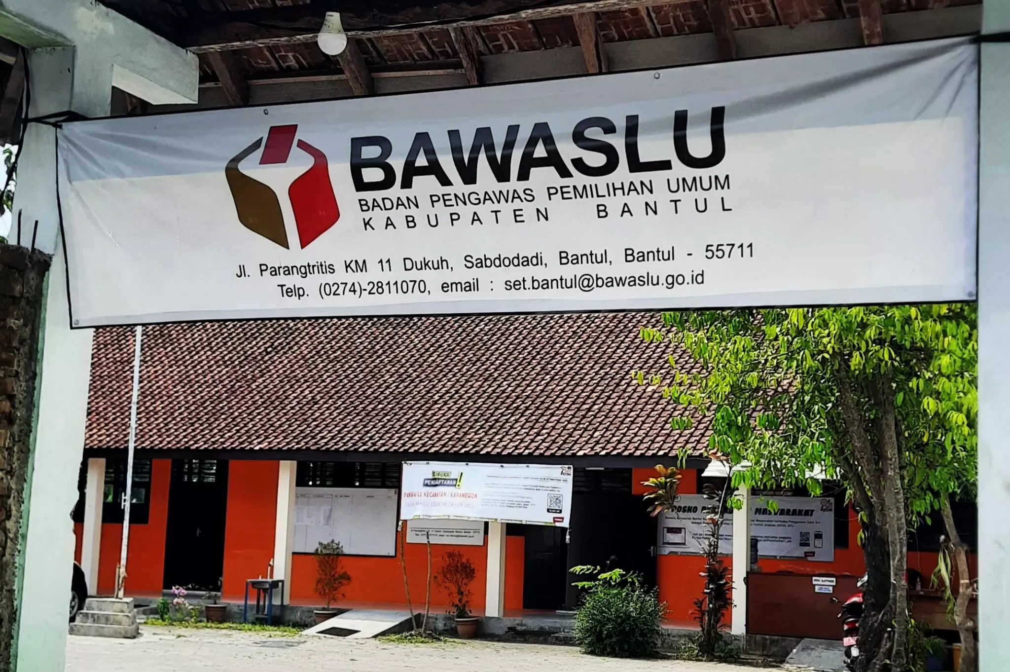 Kantor Bawaslu Bantul (Foto Istimewa)