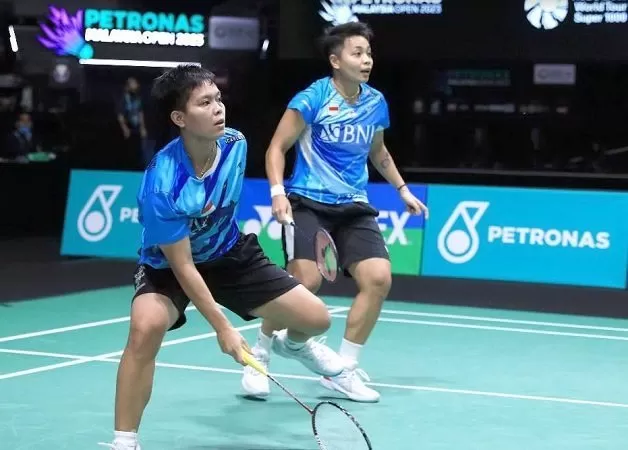 Ganda putri Indonesia Apriyani Rahayu/Siti Fadia Silva Ramadhanti. (Instagram @bwf.official)
