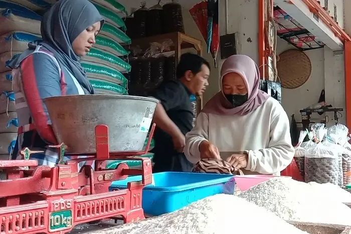 kenaikan harga beras memicu inflasi di Yogyakarta masih tinggi (Dok)