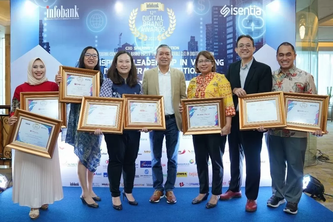  CIMB Niaga Raih 12 Penghargaan Infobank Digital Brand Recognition 2023