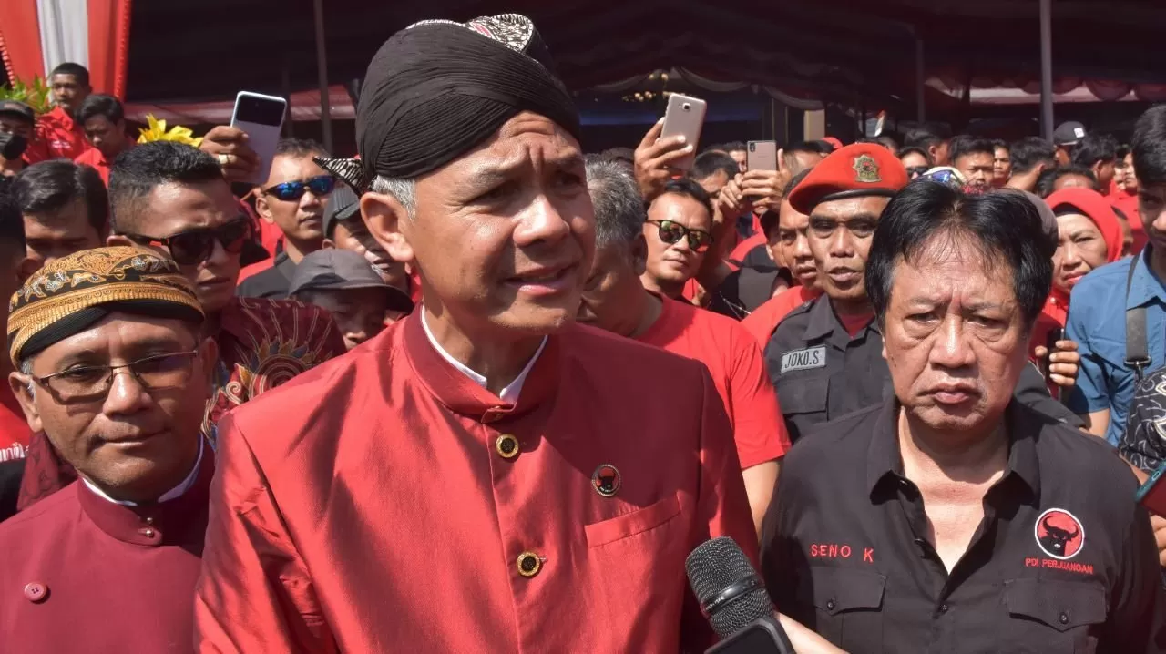 Calon Presiden Ganjar Pranowo Menghadiri Konsolidasi (Mulyawan)