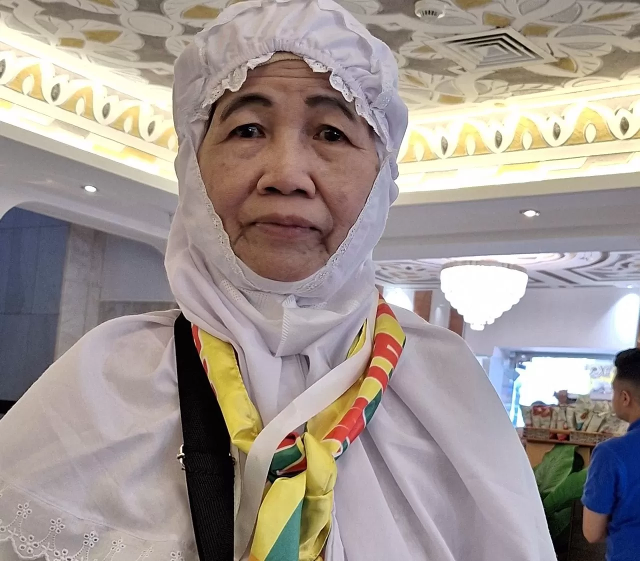   Maimun Binti Dani Sayad (79) salah satu lansia dari Jakarta. (Rini suryati)