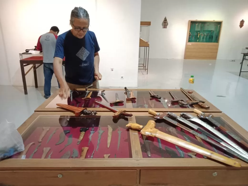 Sejumlah keris ditampilkan dalam Jambore Kersi di Solo. (Foto: Istimewa)