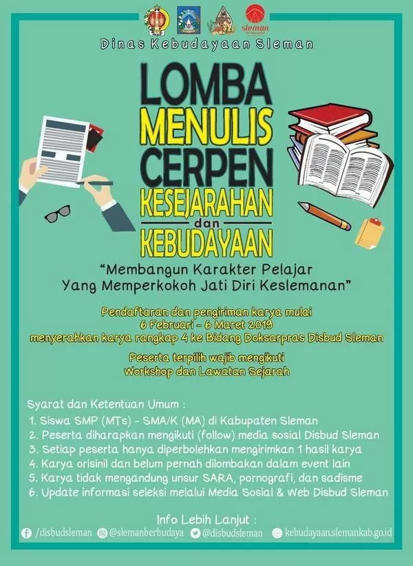 Dibuka, Lomba Cerita Pendek Tingkat SMP Dan SMA - Krjogja