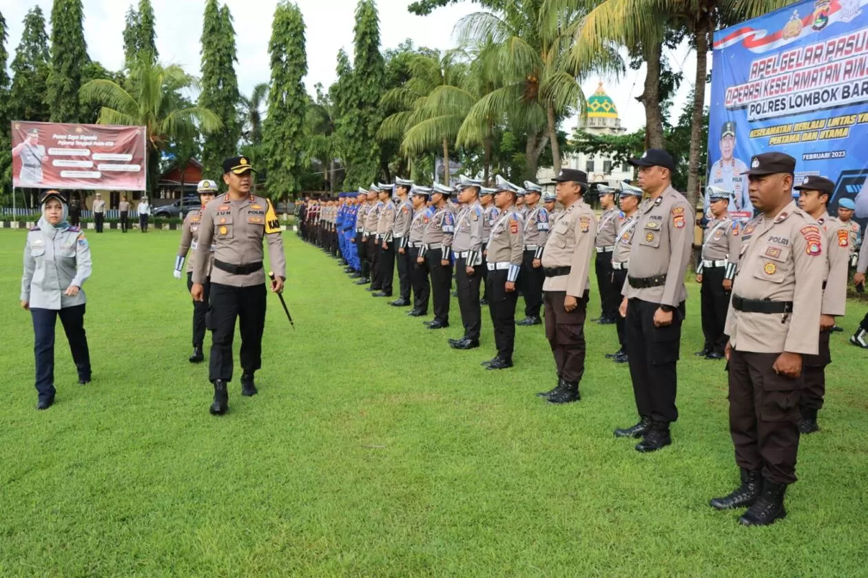 Polres Lobar Gelar Operasi Keselamatan Rinjani 2023 - Lombok Post