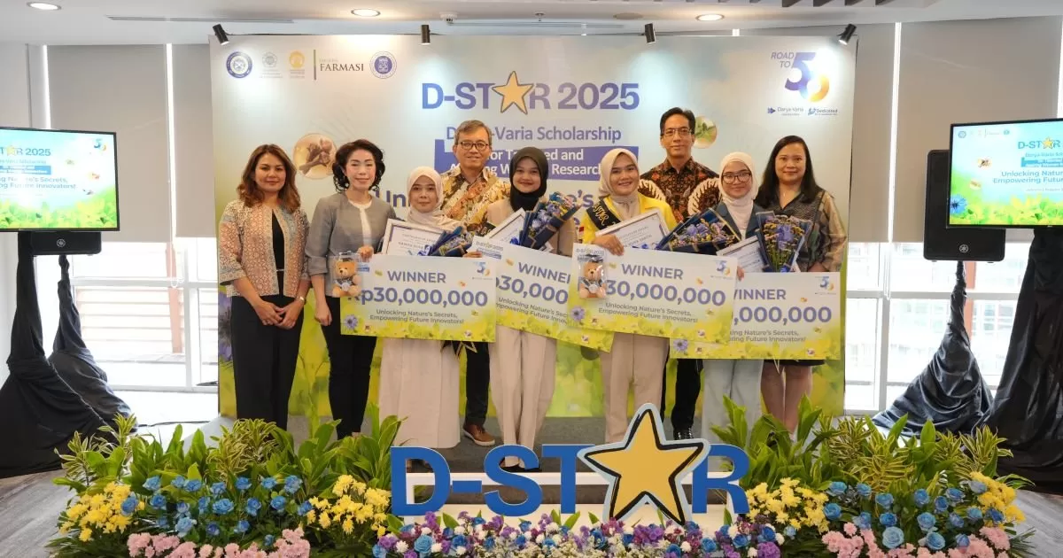 Darya-Varia Luncurkan Beasiswa D-STAR 2025, Dorong Riset Herbal oleh Mahasiswi Farmasi