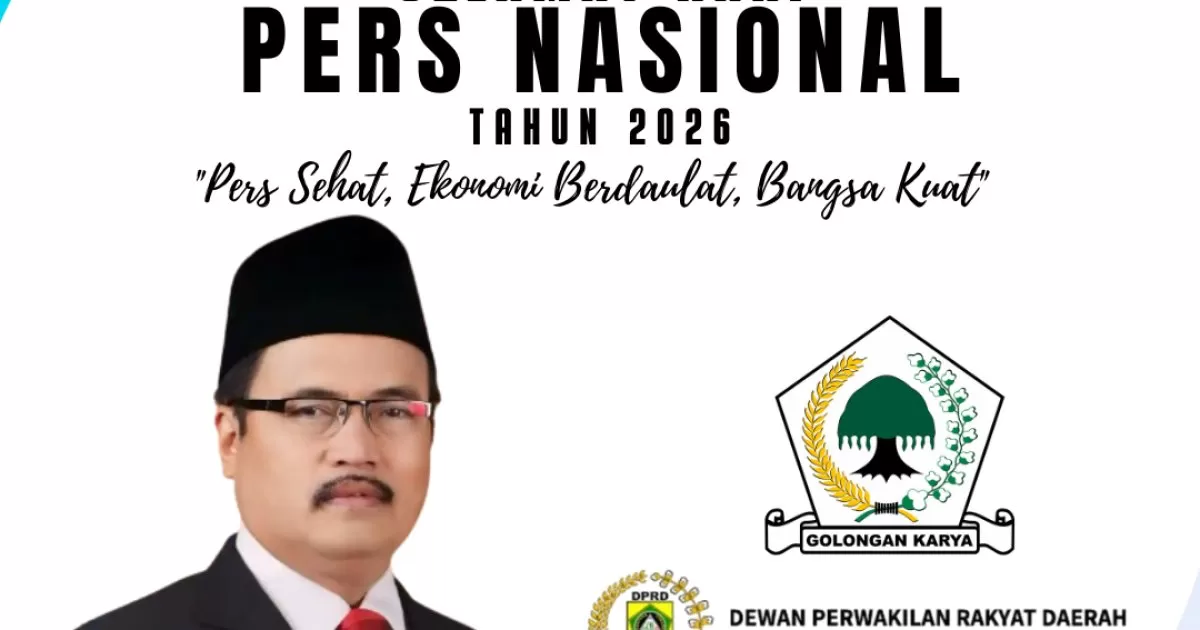 Amin Sugandi Ucapkan Selamat Hari Pers Nasional 2026 dan HUT PWI ke-80