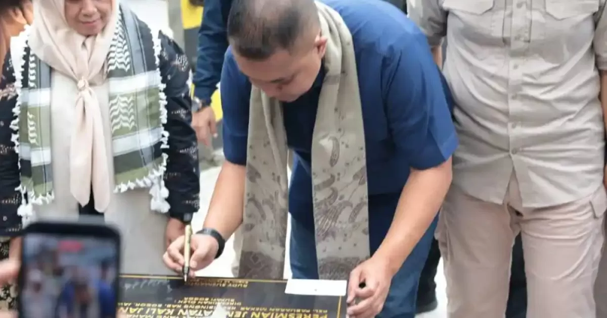 Rudy Susmanto Resmikan Jembatan Kali Jantung di Cibinong, Upaya Kurangi Risiko Banjir