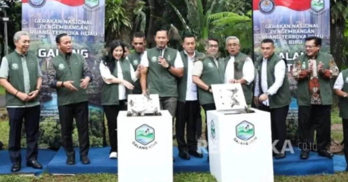 AHY Canangkan Galang RTHB, Perkuat Ruang Terbuka Hijau dan Biru Demi Kota Berkelanjutan