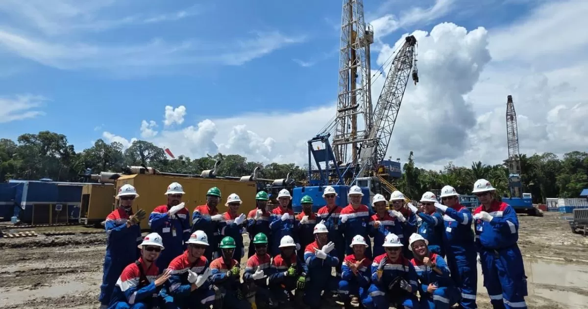 Sumur SLW-E006 Salawati Bumi Papua Produksi 350 BOPD