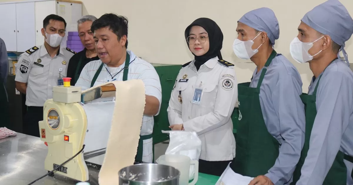 Kolaborasi Lapas Cibinong dan Kreasi Dapur Wilmar, Warga Binaan Dilatih Produksi Mie Ayam Bernilai Ekonomi