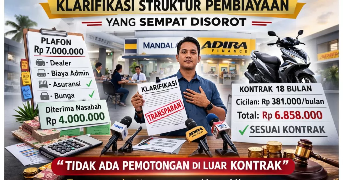 Nasabah Yan Ratuanak Angkat Bicara, Klarifikasi Struktur Pembiayaan yang Sempat Disorot