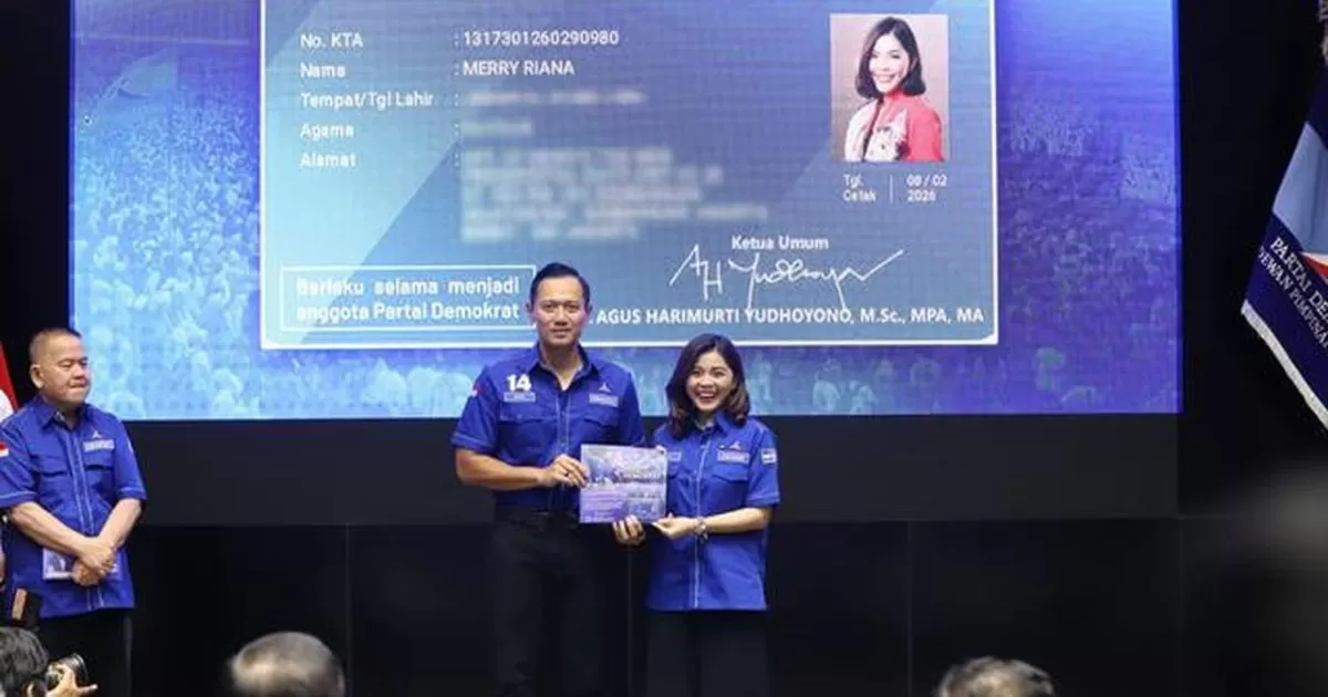 Resmi Masuk Partai Demokrat, Merry Riana Siap Berkontribusi dari Dunia Motivasi ke Politik