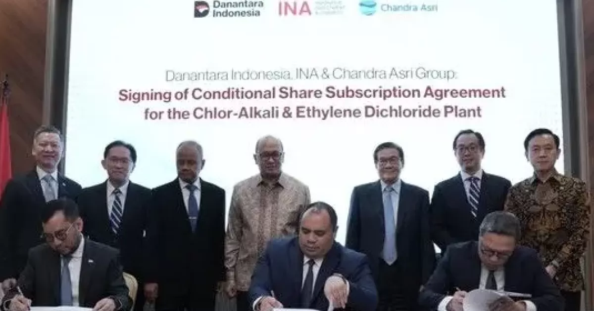 Danantara Indonesia dan Indonesia Investment Authority Investasi US$200 Juta di Proyek CA-EDC Chandra Asri Group