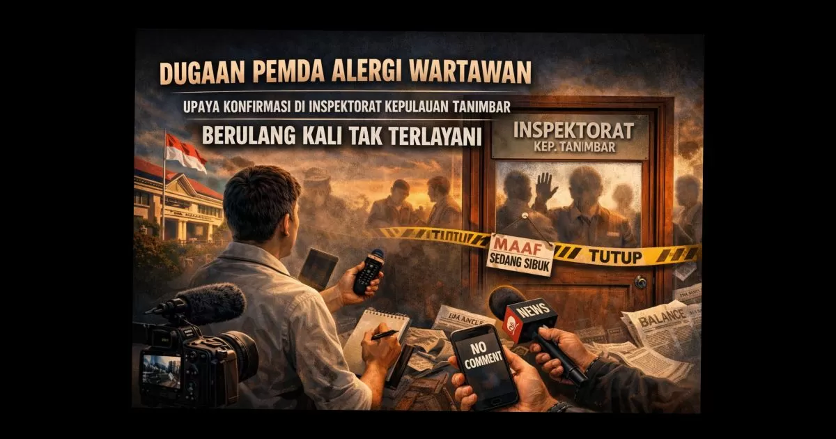Pemda KKT Diduga Alergi Wartawan, Upaya Konfirmasi di Inspektorat Kepulauan Tanimbar Berulang Kali Tak Terlayani