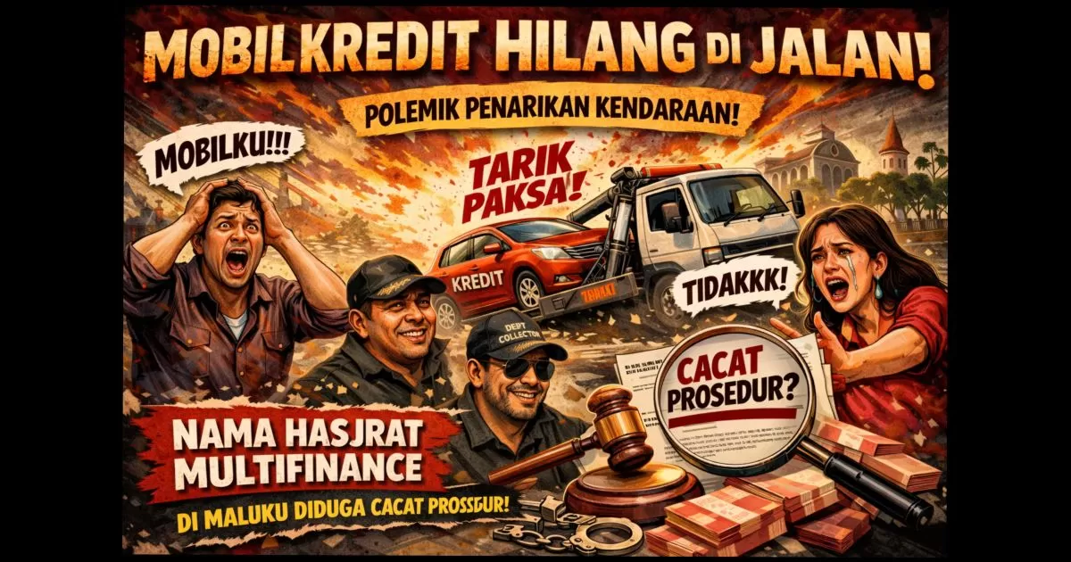 Ketika Mobil Kredit Hilang di Jalan: Polemik Penarikan Kendaraan & Nama PT Hasjrat Multifinance di Sorot