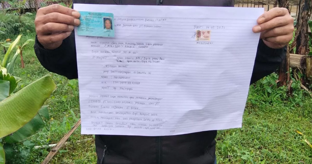 Petani Lereng Gunung Salak Kirim 1.000 Surat Keberatan ke BPN, Tolak Perpanjangan SHGB Perusahaan