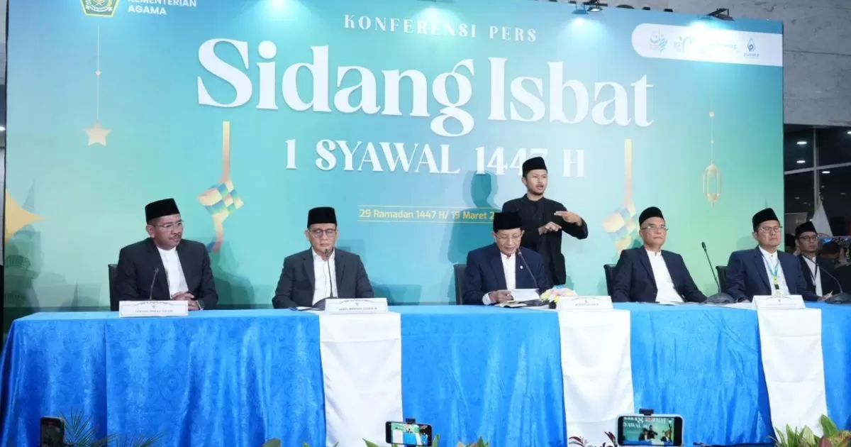 Pemerintah Tetapkan 1 Syawal 1447 H Jatuh 21 Maret 2026, Hilal Tak Terlihat di 117 Titik