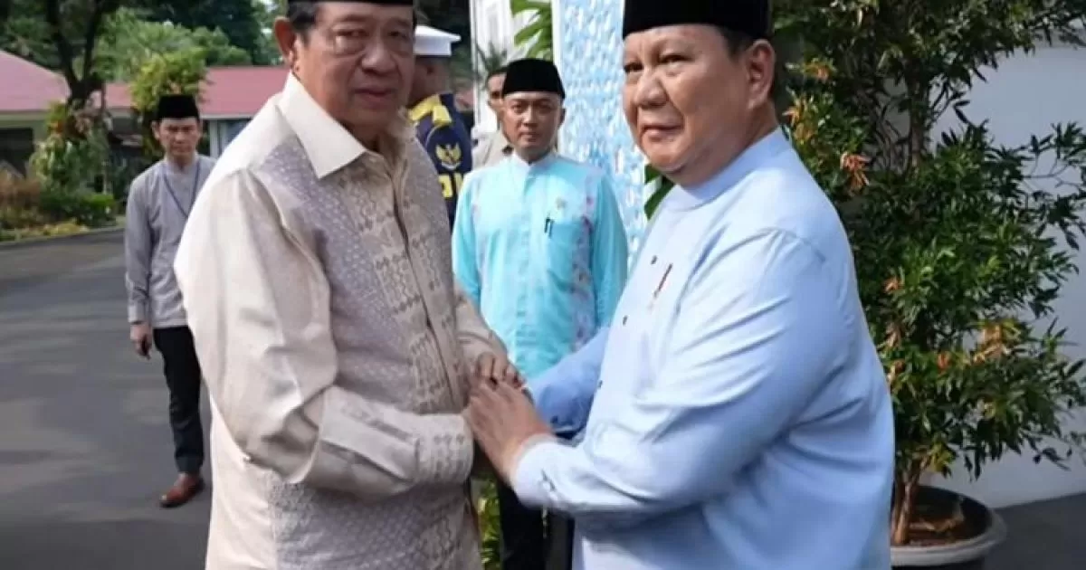 SBY Hadiri Halalbihalal di Istana, Disambut Langsung Presiden Prabowo