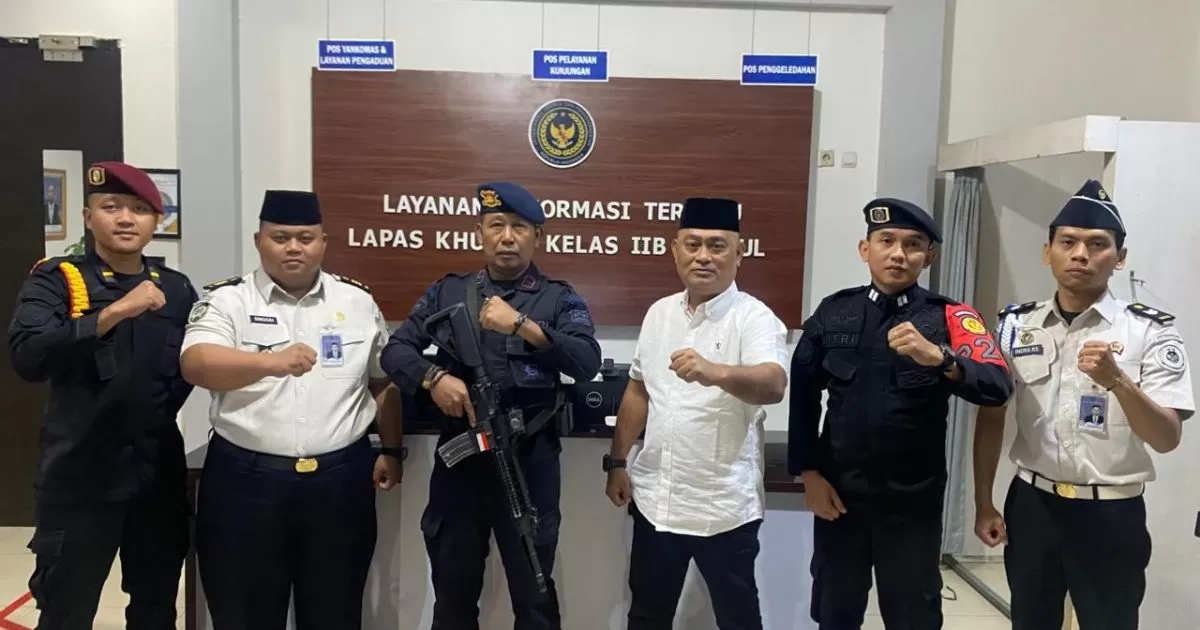 Lapas Khusus Kelas IIB Sentul Perkuat Pengamanan Lebaran, Koordinasi Intensif dengan Brimob