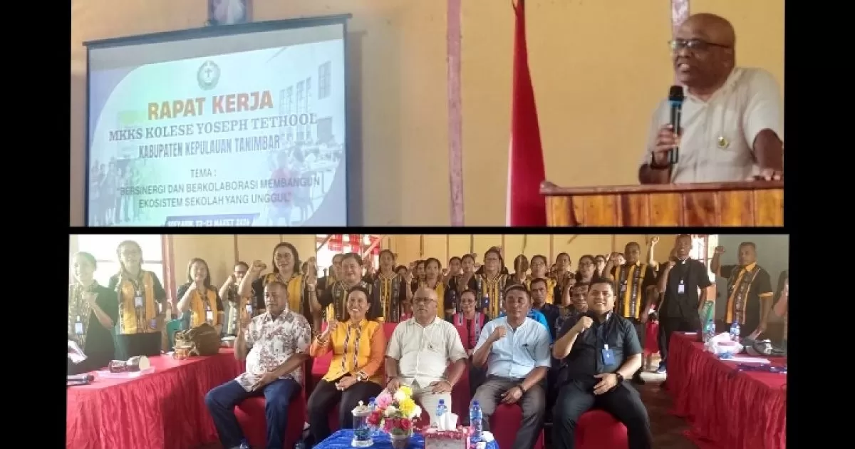 Rapat Kerja MKKS Kolese Yoseph Tethol Tanimbar di Sofyanin: Kolaborasi Pendidikan dari Desa Kian Diperkuat