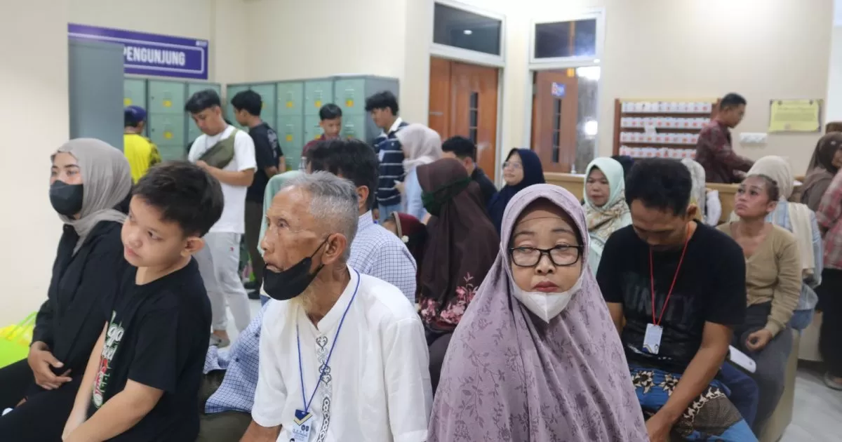 Lapas Cibinong Kembali Buka Layanan Kunjungan Pasca Lebaran, Keluarga Warga Binaan Antusias