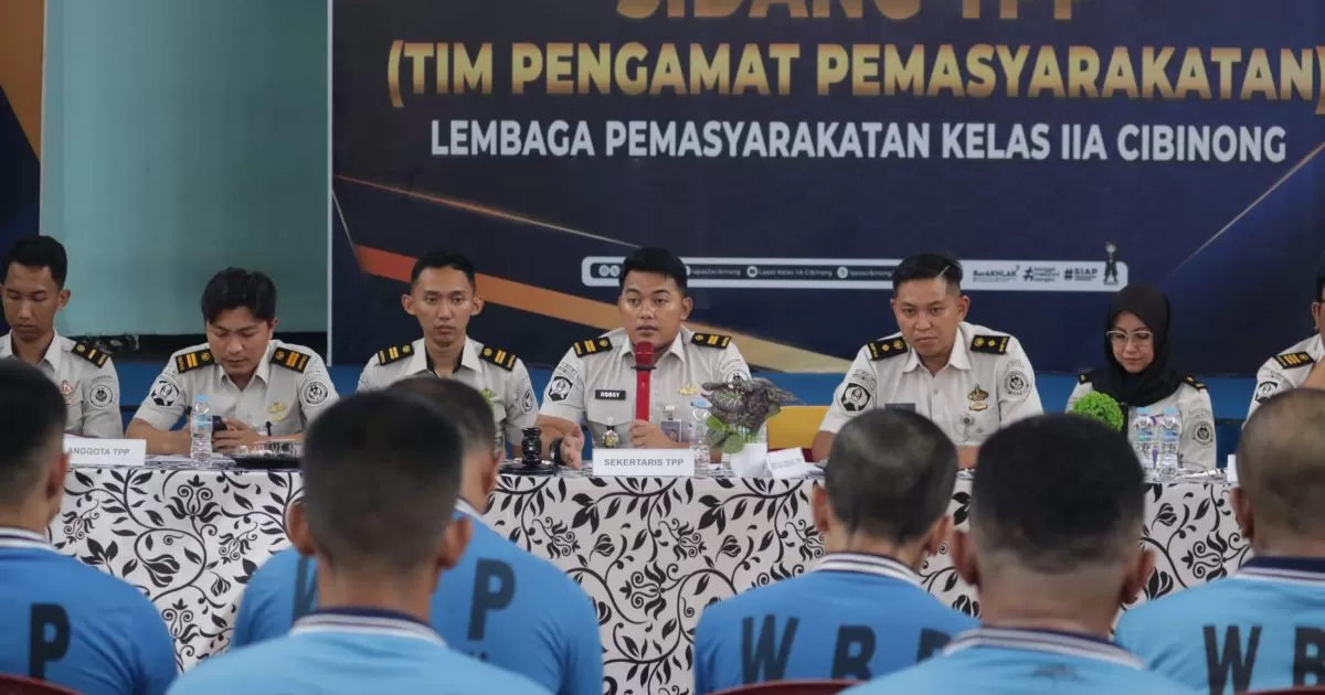 Lapas Cibinong Gelar Sidang TPP, 13 Warga Binaan Diusulkan Dapat Hak Integrasi
