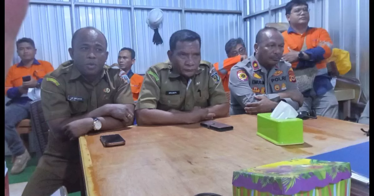 Mediasi Tegang Pasca Demo Nelayan Lermatang, Wakapolres Kepulauan Tanimbar, Turun Tangan Redam Konflik dengan PT Taka