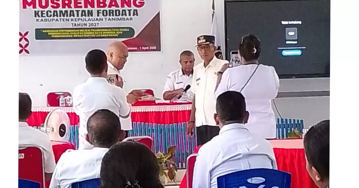 Musrenbang RKPD 2027 Fordata Digelar, Prioritas Desa Disaring untuk Penetapan Program Kabupaten