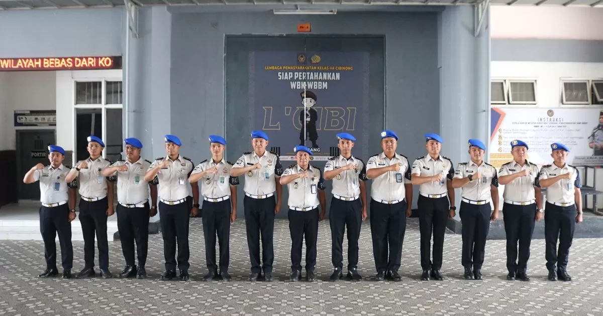 Lapas Cibinong Kukuhkan Satops Patnal 2026, Perkuat Integritas dan Pengawasan Internal