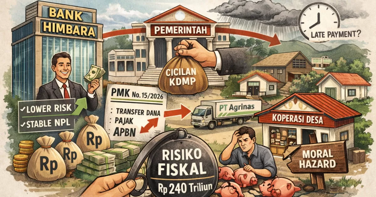 Skema Baru Kopdes Merah Putih: Untungkan Bank, Tapi Simpan Risiko Fiskal dan Moral Hazard