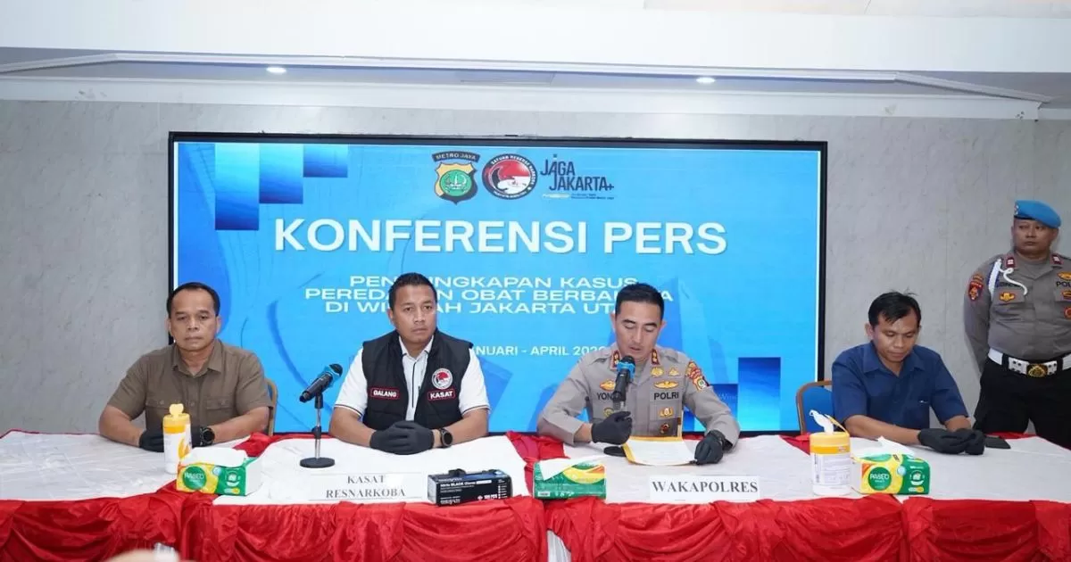 Polres Jakut Ungkap 14 Kasus Peredaran Obat Berbahaya, 14 Tersangka Diamankan