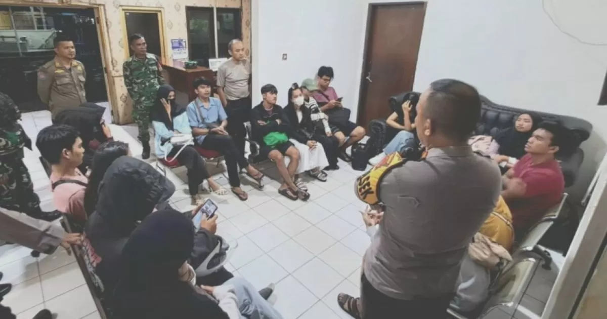 Polsek Dramaga Jaring 10 Pasangan Bukan Suami Istri dalam Operasi KRYD di Penginapan