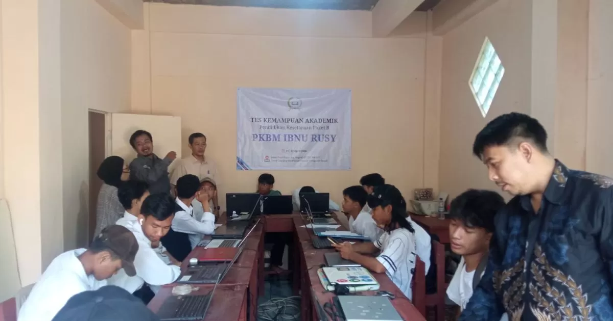 PKBM Ibnu Rusy Gelar Tes Kemampuan Akademik di Cijeruk, 20 Siswa Paket B Ikuti TKA
