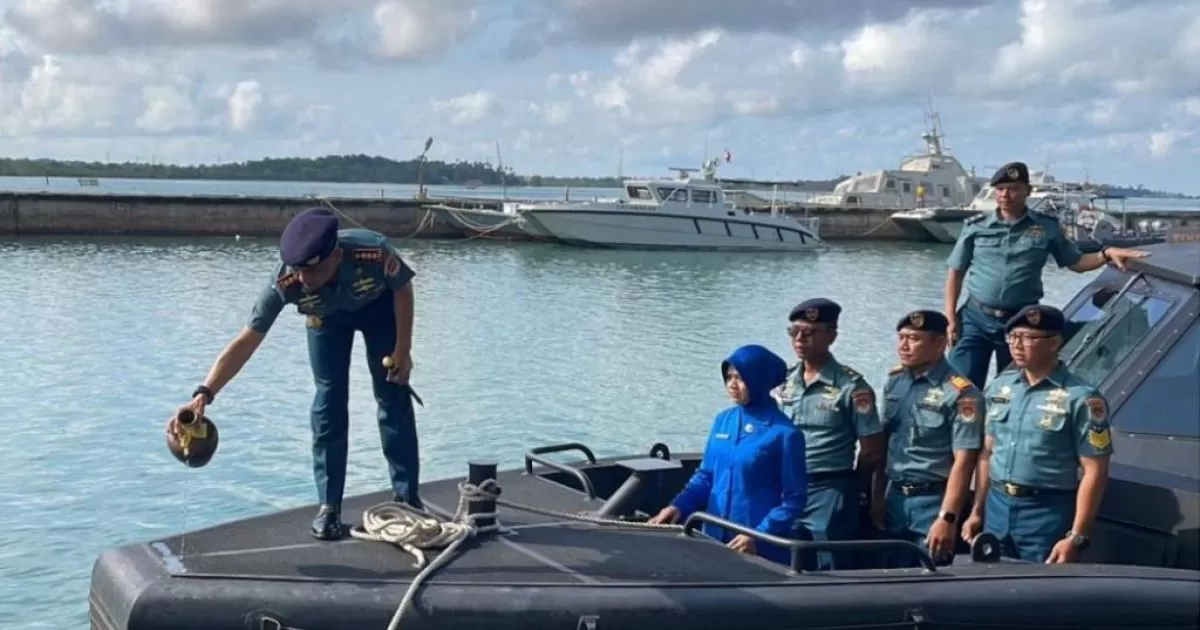 Lanal Bintan Perkuat Patroli Laut, Sambut Kehadiran Parkamla Berakit
