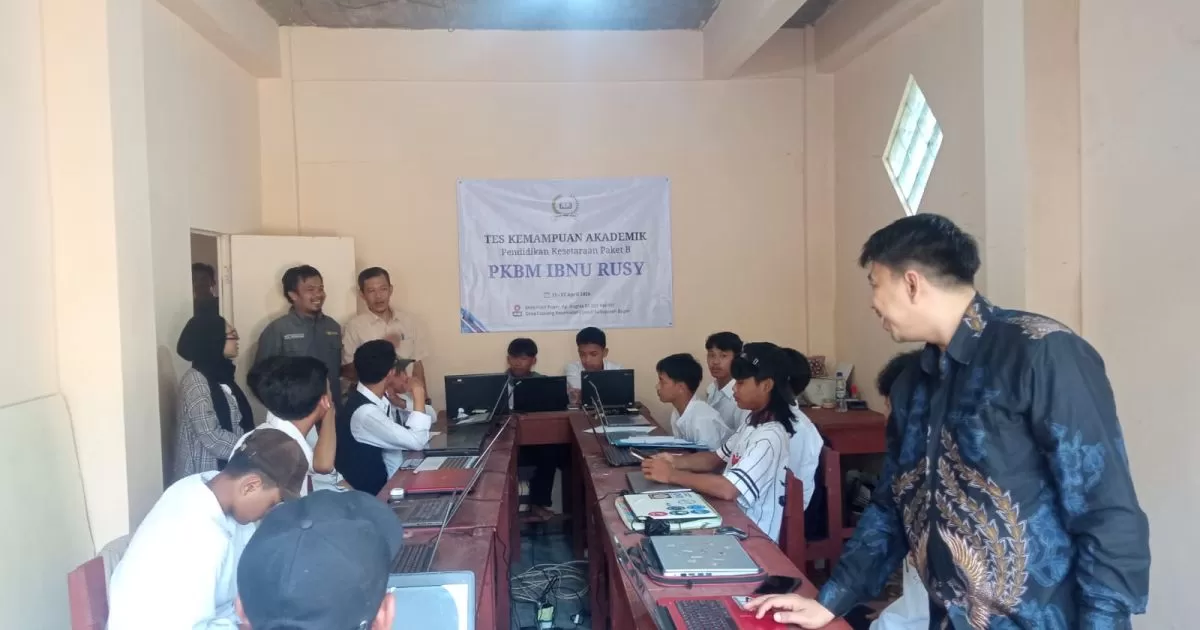 PKBM Ibnu Rusy Gelar TKA di Cijeruk, 20 Siswa Paket B Ikuti Ujian